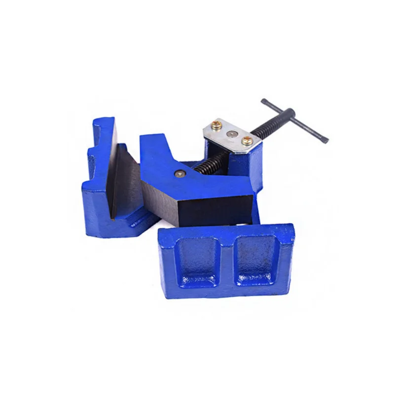 4.5inch Right Angle Clamp,Cast iron Right Angle Clip Clamp Tool Woodworking Photo Frame Vise Hold