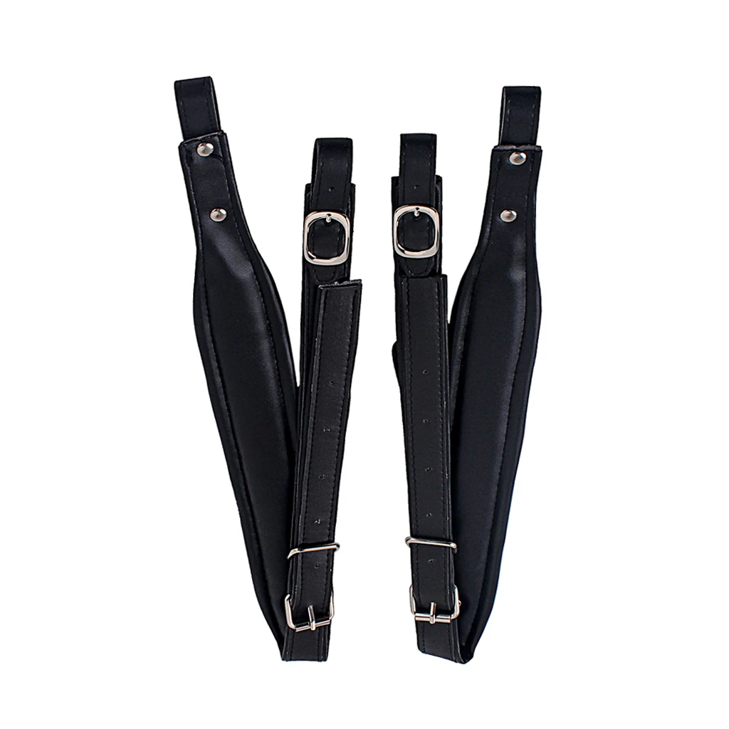 Adjustable PU Leather Accordion Straps Bass Straps Belt Accordion Shoulder for Bass Accordions 16-120 Replacement Parts