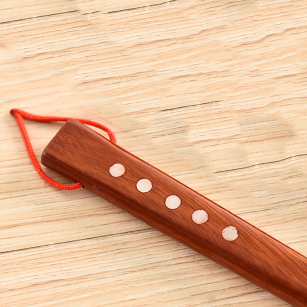 Практичная ручка прочная 55 см домашняя портативная петля деревянная рожок для обуви полезный длинный подъемник с рукояткой красный гибкий