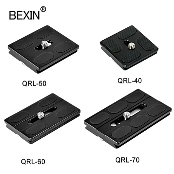 

Camera plate tripod head mount plate quick release plate QRL series aluminum camera clamp plate for dslr camera