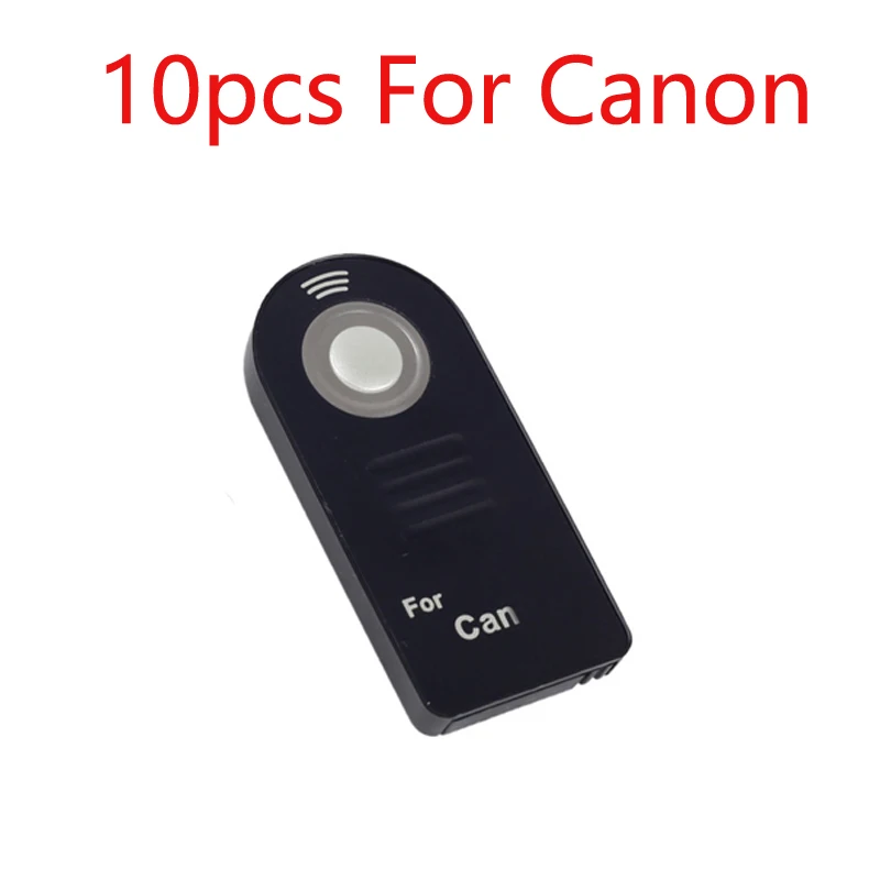 10/20 штук ML-L3 RC-6 ИК Беспроводной дистанционного Управление для Canon nikon sony pentax Управление; с Батарея - Цвет: 10pcs For Canon