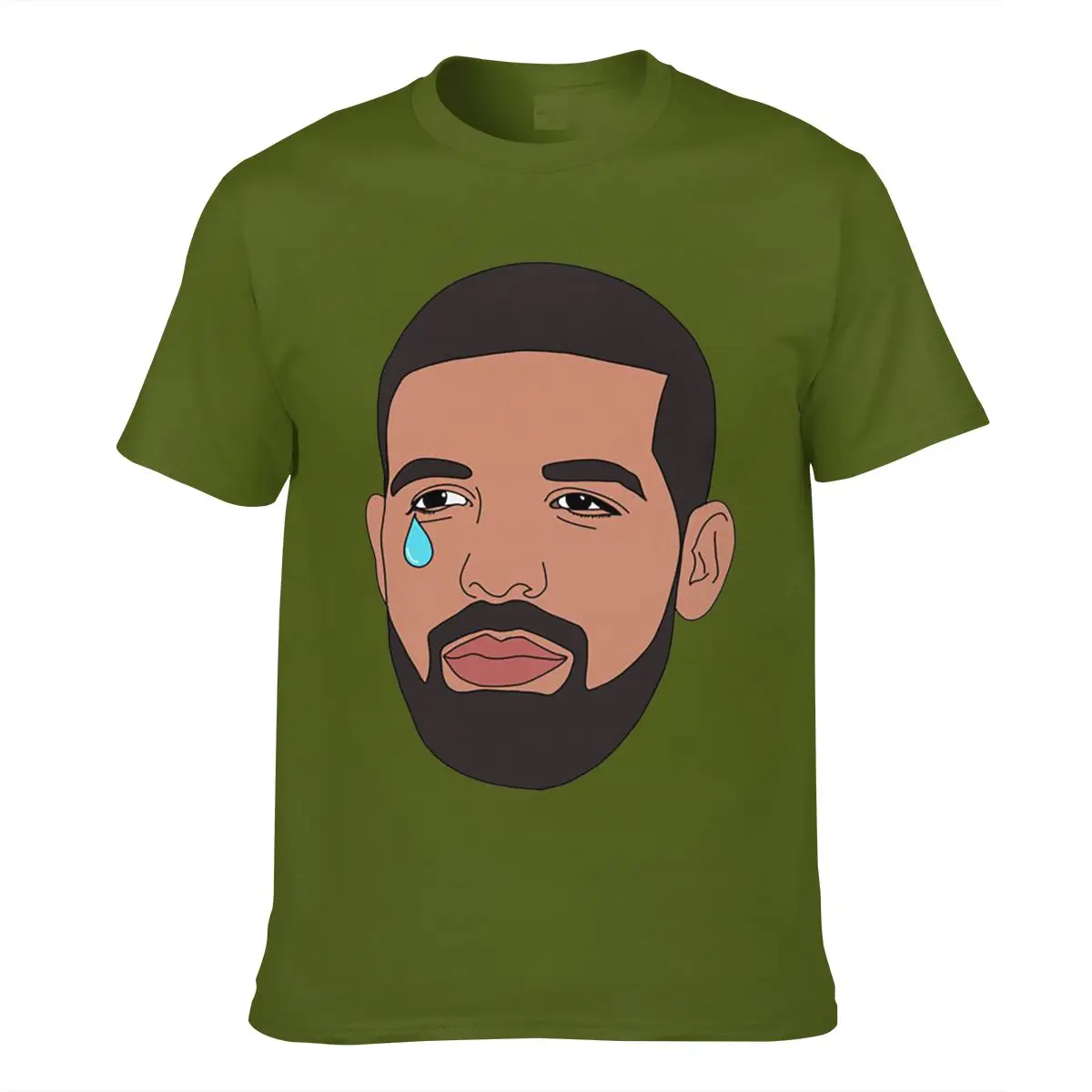

Crying Drake Pocket Detail Shirt Drake Fan Art Crying Drake Graphic Tee Drake Illustration Tee Shirt