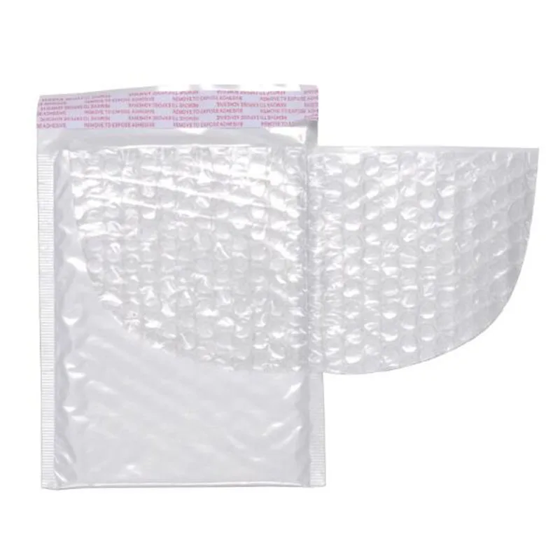 ENVELOPPE,16x16cm 50pcs--Lot De 50 Enveloppes Postales Matelass?�es Blanches Avec Exp?�diteur 