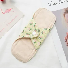 2Pcs/lot Washable Menstrual Pads Reusable Cotton Pads Cloth Napkin Panty Liners Soft Women Sanitary Pad Feminine Hygiene 20cm