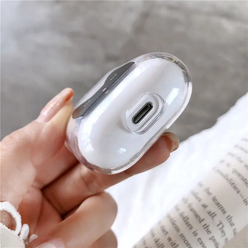 Transparent Star Luxury Earphone Case For Airpods 1 2 Soft Cases Starry Sky Clear Earphone Cases