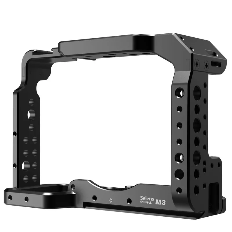 Superior de Alumínio do Aperto Fria da Sapata de A7iii Equipamento da Gaiola da Câmera para A7iii A7m3 com Punho Montagem Pearwood A7iii A7r3 A7m3 - Image 2