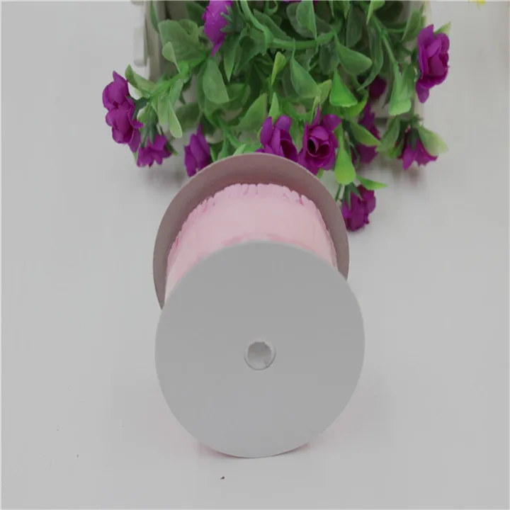 7  25mm20Yard Heart Shaped Lace Snow Yarn Ribbons For Diy Bow Hair Accessories Gift Wrap Belt Satin Ribbons Lace Ribbon