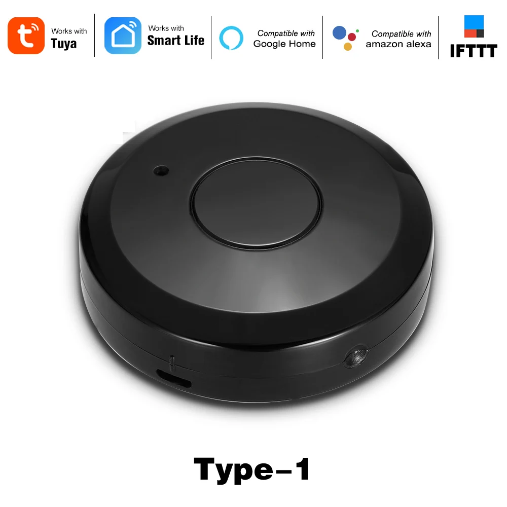 Tuya Type 1 Универсальный пульт дистанционного управления WiFi ИК-концентратор умный дом Голосовое управление для Alexa Google Home One для всех Infrare WiFi Пульт дистанционного управления Лер - Цвет: Tuya Type 1