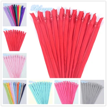 

50pcs 3# (8 inches) 20CM closed nylon coil zipper tailor sewing process multi-color optional @