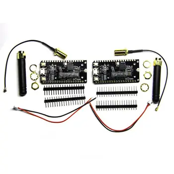 

2Pcs Sx1276 Lora Esp32 868/915Mhz Bluetooth Wi-Fi Internet Antenna Development Board For Arduino