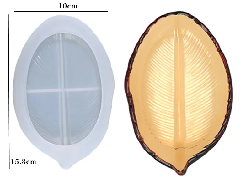 DIY Crystal Silicone Mold - Three-Layer Decorative Fruit and Tea Plate