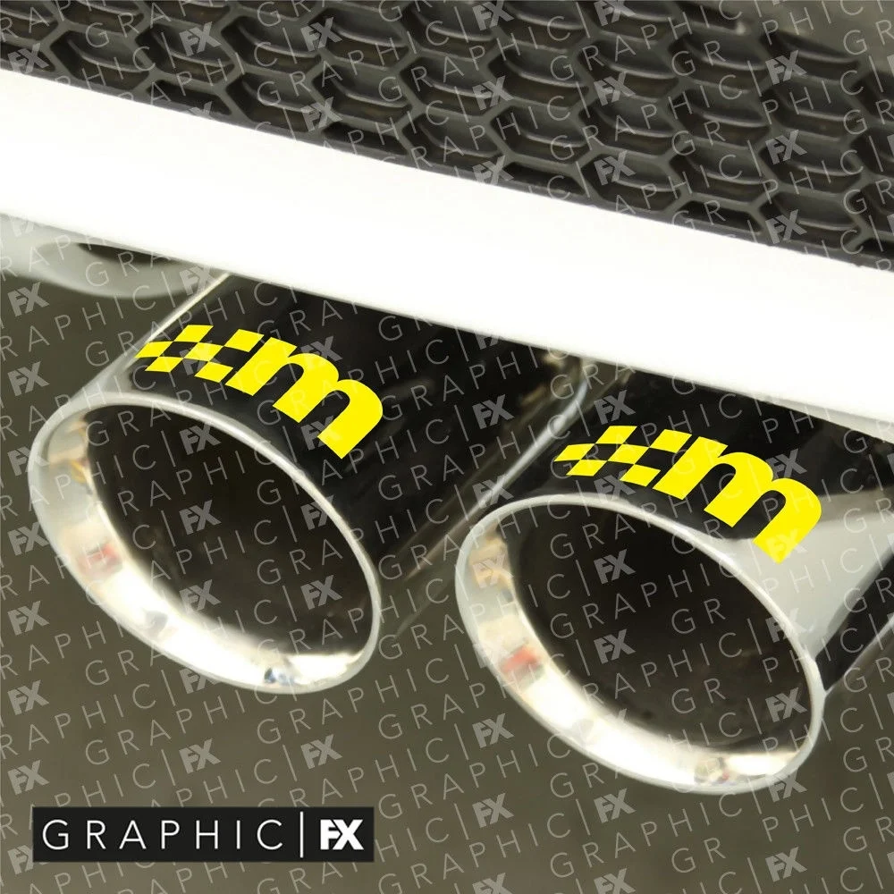 Для x8 Монтажная Настройка выхлопных газов RS Логотип виниловые тормоза наклейки-наклейки