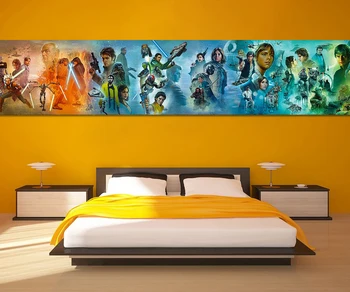 

Star Wars Movie Postger Collection Artwork Drawing Art Canvas Paintings HD Wall Picture for Living Room Decor