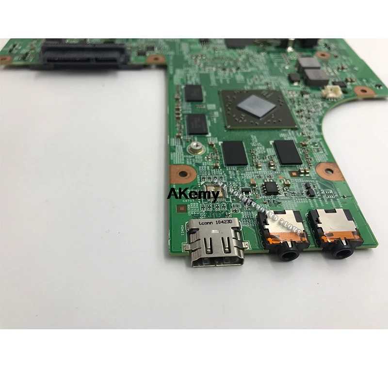 09909-1 для DELL inspiron N5010 CN-0VX53T CN-052F31 09909-1 48.4HH01.011 HM57 HD5650 GPU ЦП оригинальная тестовая материнская плата