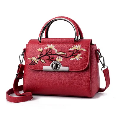 Женская сумка в винтажном стиле, повседневная сумка-тоут с верхней ручкой, женские сумки-мессенджеры на плечо, Студенческая сумка, кошелек, кожаный кошелек, новинка - Цвет: 2-4