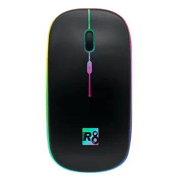 

For PC Laptop Ultra Slim Cordless Optical Tracking Auto Sleep USB Rechargeable Ergonomic Wireless Mouse Silent Fashion 1600dpi