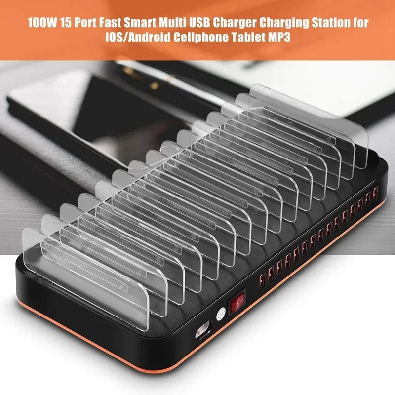 Tongdaytech 100W Multi USB Charger 15 Port Usb