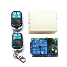 2 шт. 1527 самообучающийся пульт дистанционного управления. AC 85V~ 250V 220V 4 RF канальный приемник