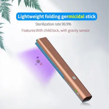 

Handheld Ultraviolet Disinfection Lamp Portable UV Sterilizer Light USB Ultraviolet Germicidal Light Bulb for Travel Home Car