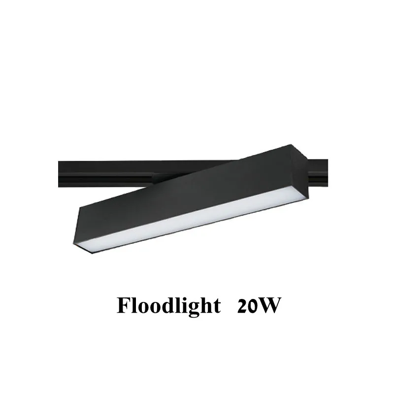 10W 20W 30W 40W LED Track Light LED Ceiling Lamp Aluminum AC85-265V LED Linear Light Floodlight Rail Lamps for Home Shop Stores hanging ceiling lights Ceiling Lights