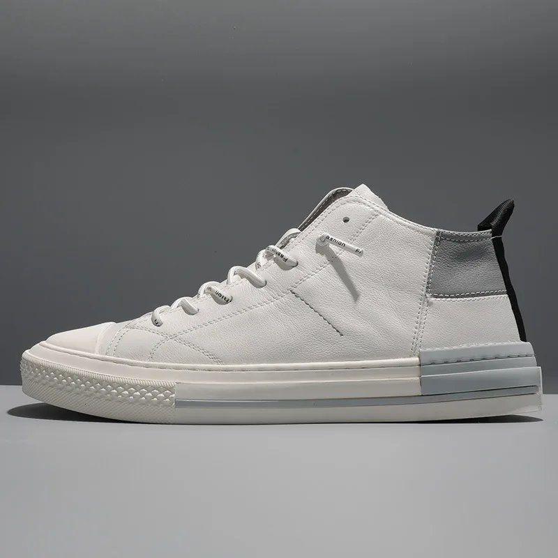 

2019 High Help Shoe Male Skate Shoes Small White Shoes Autumn Joker Motion Leisure Time Male Shoe Sneakers Zapatos De Hombre