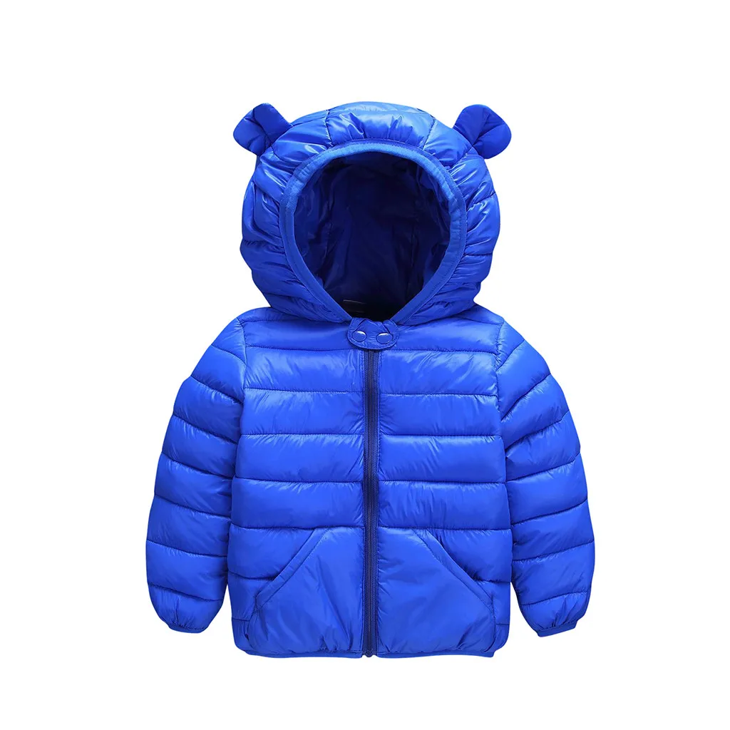 ARLONEET/куртка для маленьких девочек г., осенне-зимние куртки для девочек, пальто детская теплая верхняя одежда, пальто для девочек, одежда для детей - Цвет: BU