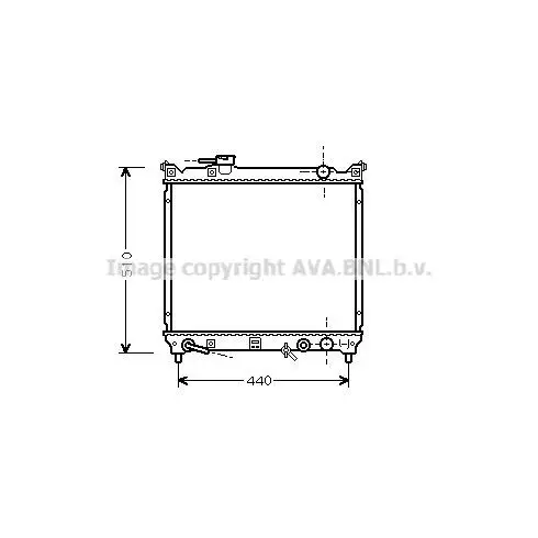 Radiator cooling system AUTOMATIC  Suzuki Vitara 1.6i 8V 91-97 AV |