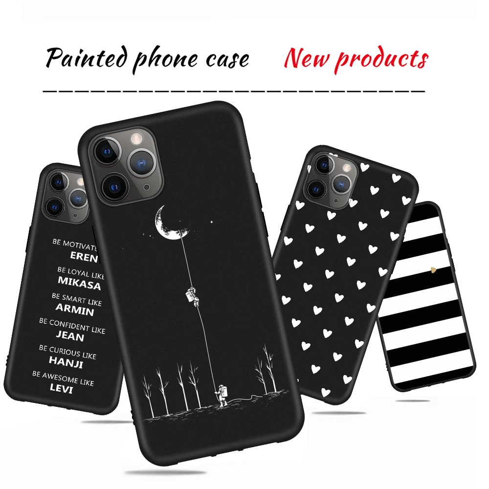Чехол для телефона Space Planet Star iPhone12 Mini 11Pro Max X XR XS черный матовый мягкий чехол iPhone 12 11