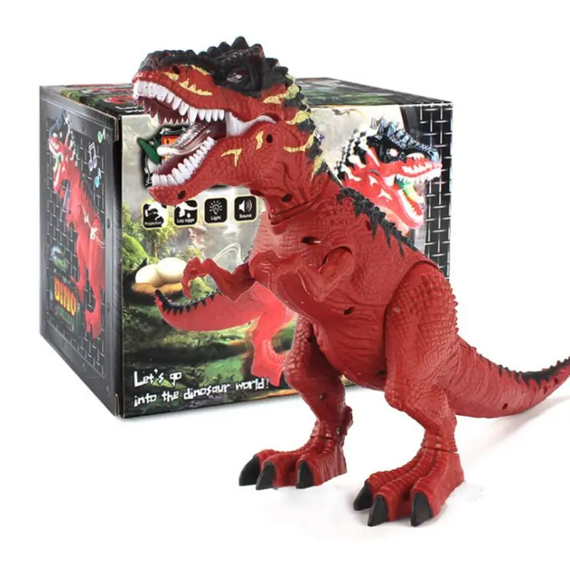 T-Rex динозавр модель моделирование ходьба Свет Проекция электрическая игрушка для мальчиков