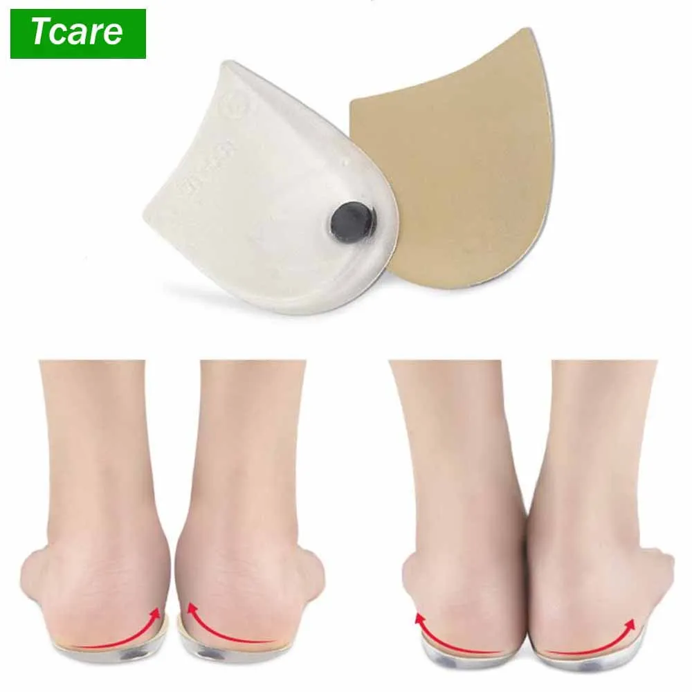 1 пара магнитотерапии силиконовые стельки ортопедические X/o-типа ноги гелевый корректор подушка для пятки ортопедическая обувь колодки пятки