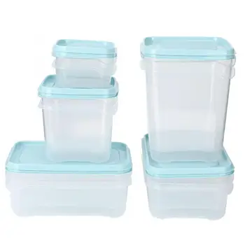 

10Pcs Food Storage Box Containers Kitchen Fridge Organizer Case Tray For Keep Fruits Vegetables Meat Fish
