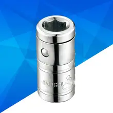 Adaptador de soquete 6.3mm série 1/4 chave de fenda conector manual cabeça soquete chave de fenda bit ferramenta conversão