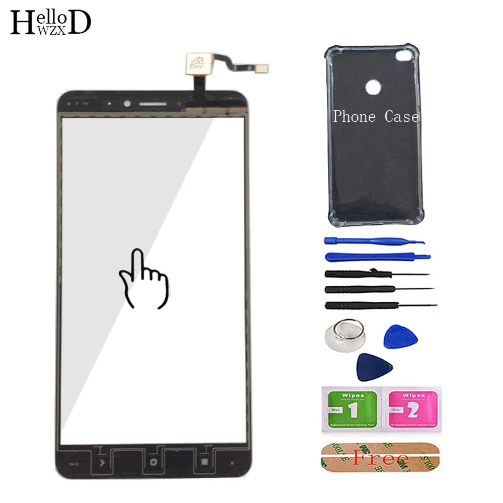 

Mobile Touch Screen For Xiaomi Mi MAX 2 Touch Screen Panel Front Glass Sensor Digitizer Repair Touch Panel Tools + Phone Case