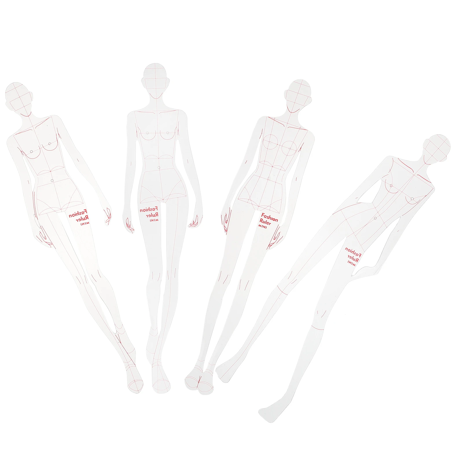 1 Set Clothing Drawing Template Ruler Model Fashion Sewing Patchwork Rulers  Figure Drawing Template For Fashion Design - Rulers - AliExpress