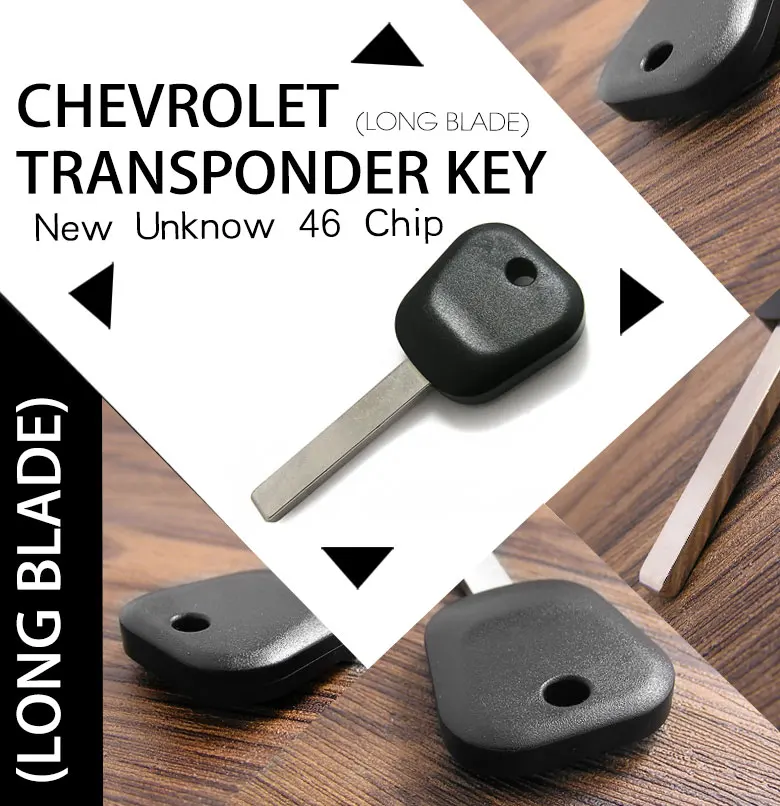 5 PCS New Transponder Key for Chevrolet Express GMC Savana Saturn Astra(10-Cut) GM46 Chip Ignition ILCO: B120-PT No Mark