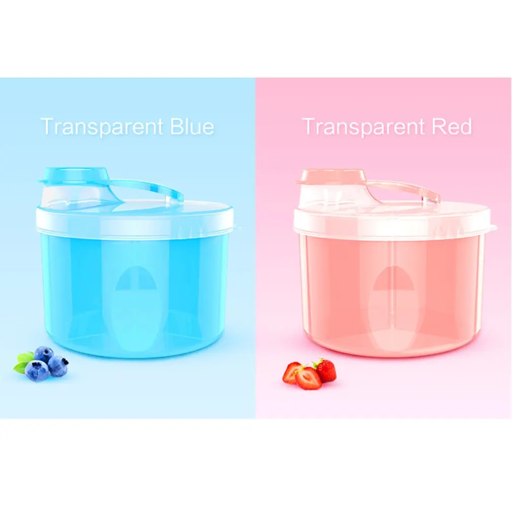 

Portable Baby Kids Food Containers Storage Feeding Box Milk Powder Formula Dispenser