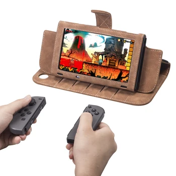 

Carry Case Cover For Nintend Switch Multi-functional Protector Leather Bag Storage Bag Portable Game Accessories