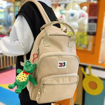 

Trendy Lady Cute Backpack Women College Student School Bag Book Nylon Kawaii Backpack Girl Waterproof Fashion Bag Female Teenage