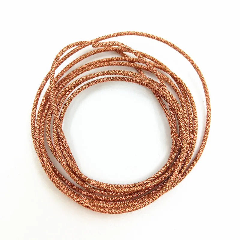 Speaker Lead Wire Braided Twisted Copper Cable Gold 10m/20m 8/12/16/24 Strands DIY For 5"-15"Inch Subwoofer