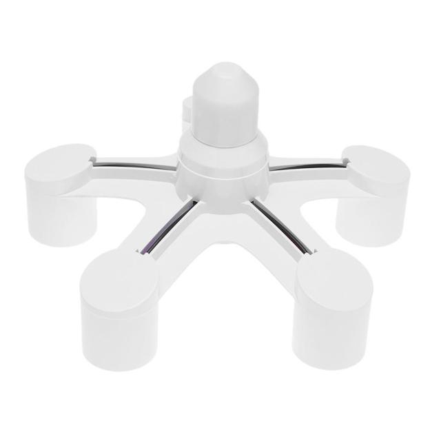 to E27 LED Bulb Lamp Holder 3 in 1/4 in 1/5 in 1 E27 Base Socket Splitter LED Lamp Socket Light Bulb Adapter Holder