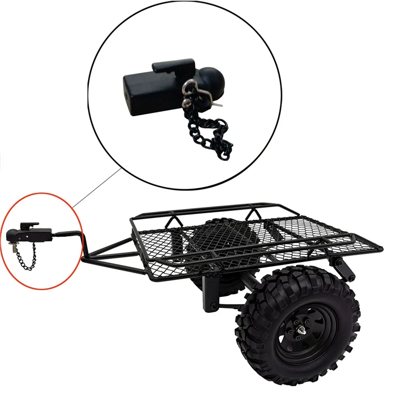 Металлический крюк для прицепа SCX10 90046 Traxxas TRX4 1/10 RC Гусеничный автомобиль с дистанционным управлением модель автомобиля для ребенка
