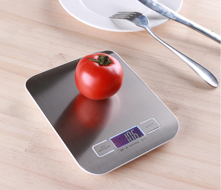 Household Kitchen scale 5Kg/10kg 1g Food Diet Postal Scales balance Measuring tool Slim LCD Digital Electronic Weighing scale