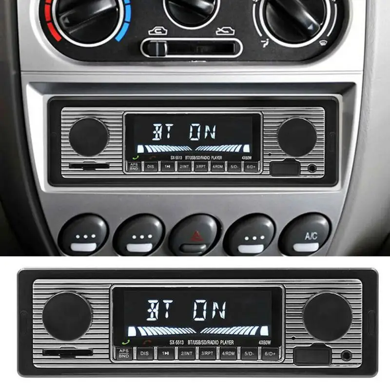 Смарт-плеер, Bluetooth, ЖК-дисплей, FM, ретро, MP3, аксессуары, электроника, стерео, автомагнитола, поддержка карты, авто, простота в эксплуатации