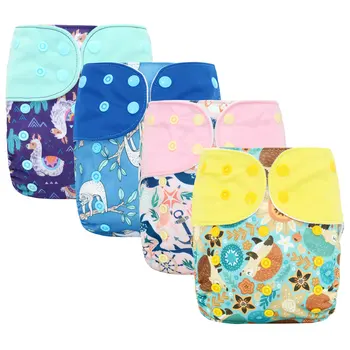 

EezKoala OS suede cloth Pocket Cloth Diaper,with one back elastic pocket,waterproof,reusable and breathable,for 5-18kg baby
