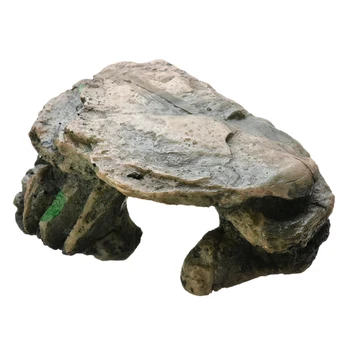 

Aquarium Stone Hiding Cave Rock Decoration Artificial Fish Tank Rock Cave Stones Turtle Landscape Ornaments Accessories 1PC