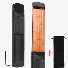 Портативная карманная гитара, портативный гитарный тренажер, гитарный тренажер для преобразования аккордов, креативные подарки