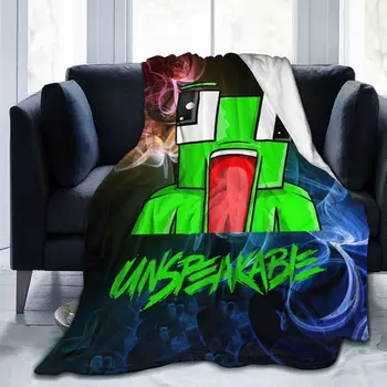 

Unspeakable Ultra Soft Cozy Throw Lightweight Microfiber Micro Flannel Fleece Sofa All Season Living Room/Bedroom Warm Blanket