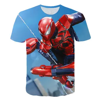 

Children Boys Cool Deadpool T Shirts Short Sleeve Children Girls Print T Shirts Kids Popular Hero Spiderman Superman Tops Tee