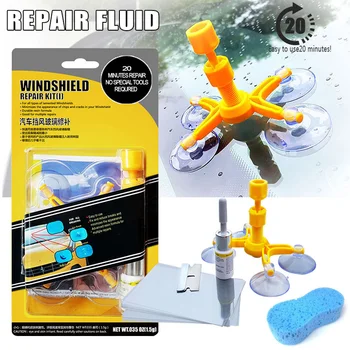 

New Professional Quality Windshield Repair Kit Glass Corrector Set Crack Repairing for Car Vehicle