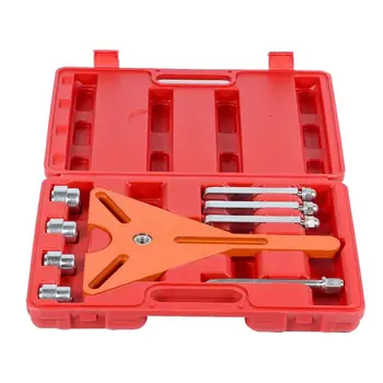 

A/C Automobile Compressor Clutch Remover 3.1-7.9in Hub Puller Tool Car Repair Tools Stainless Steel A/C Remover Kit New
